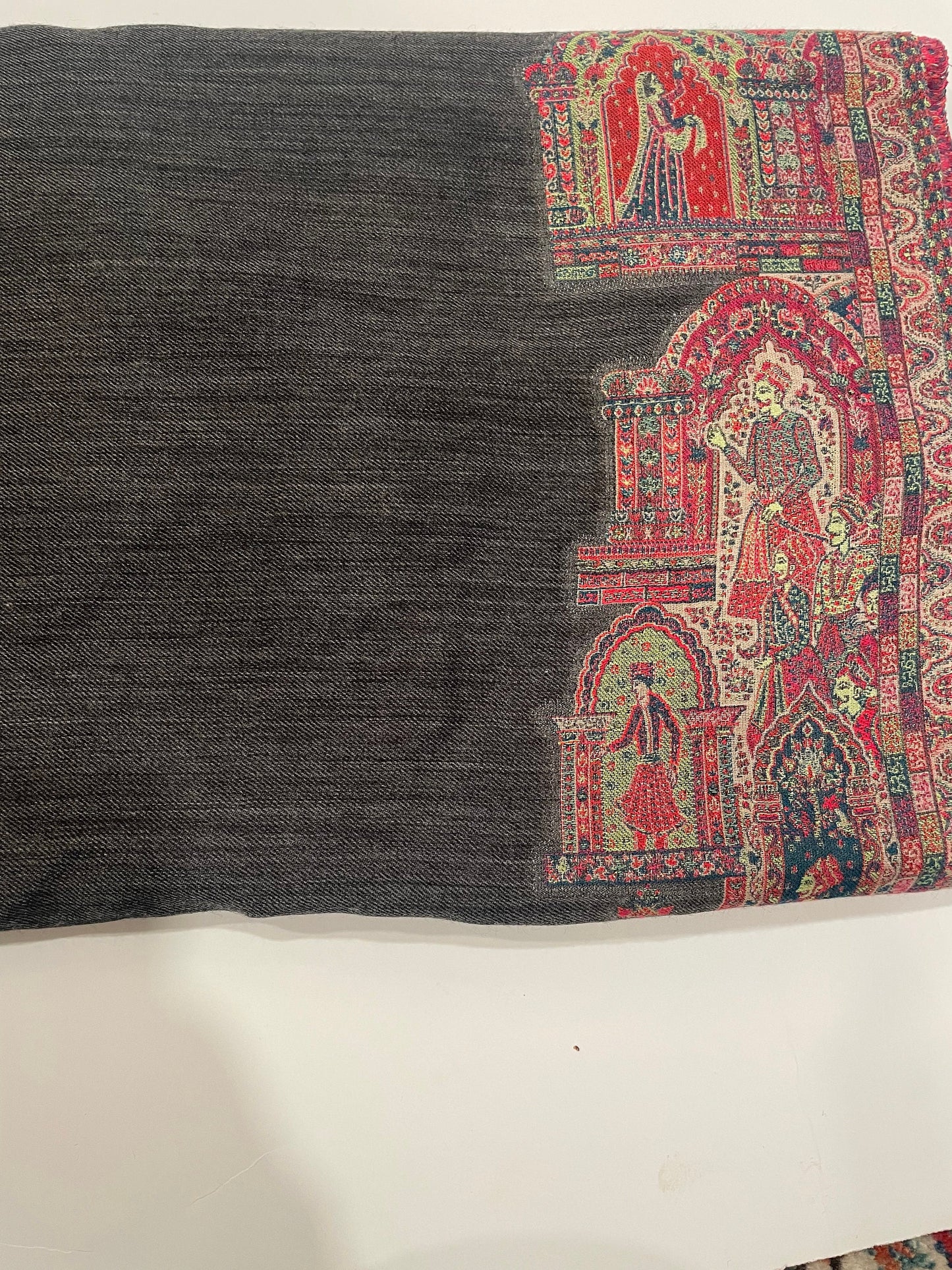 Large Pashmina Mughal Shawl