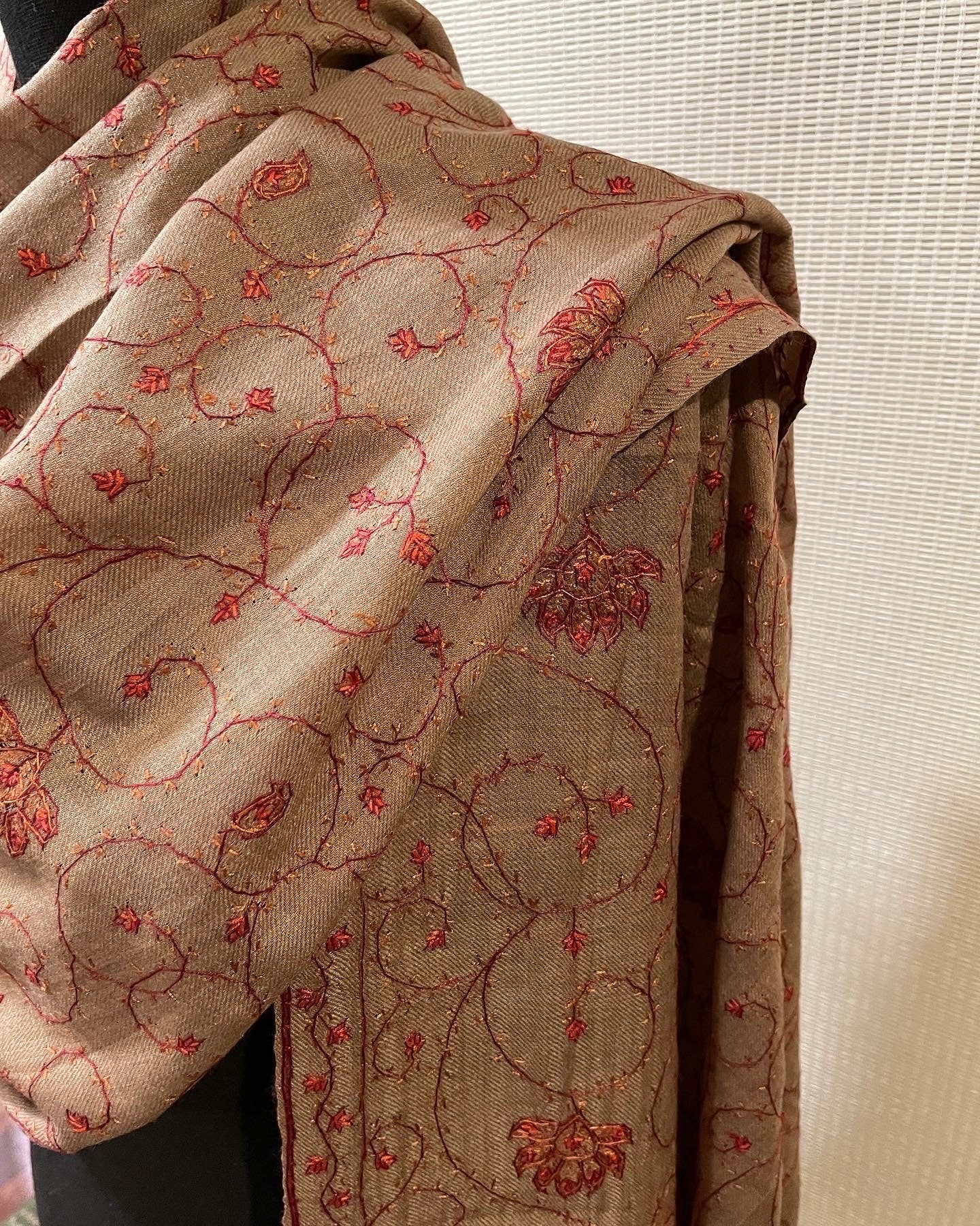 Hand Embroidered Pashmina Shawl