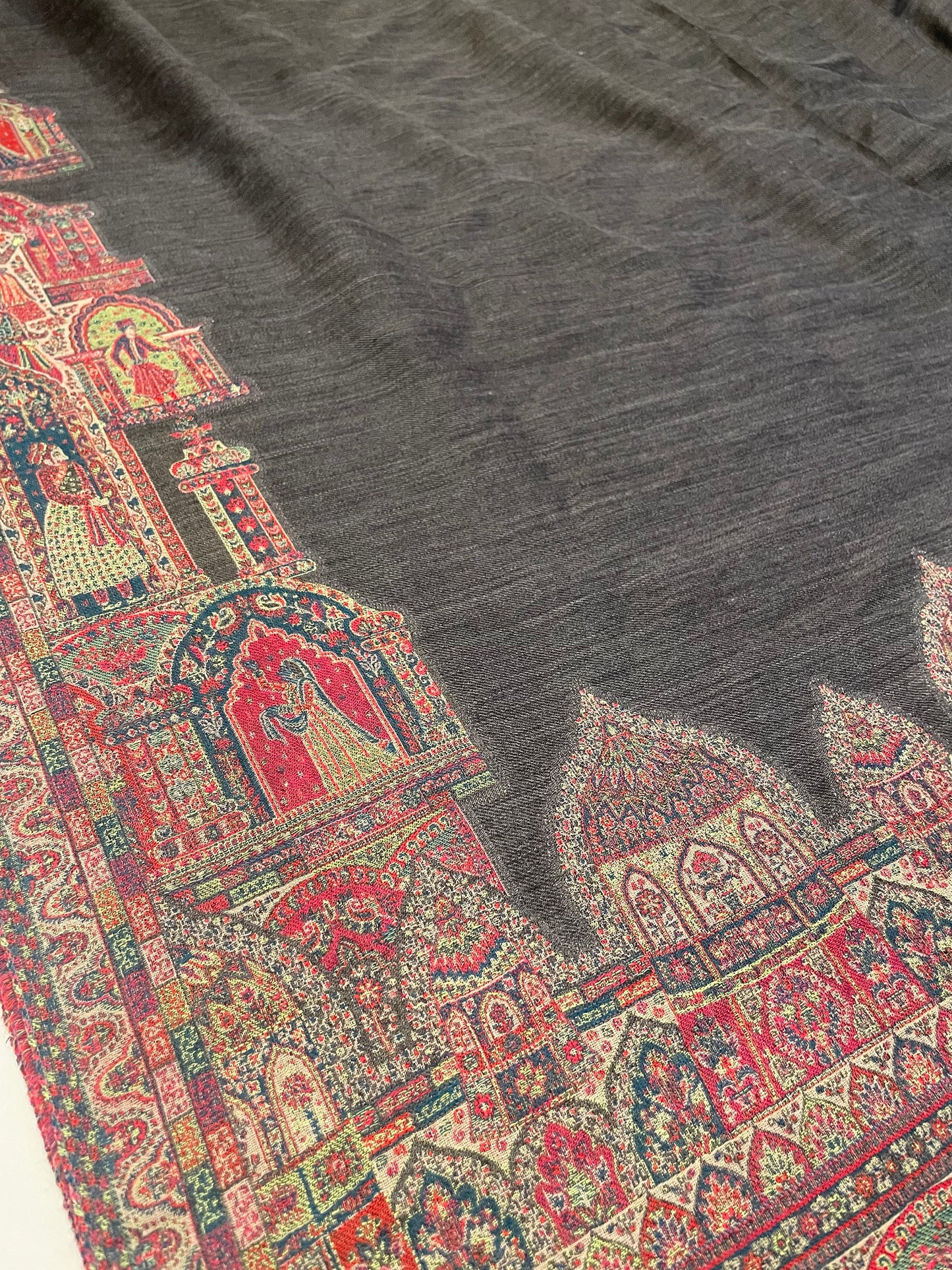 Large Pashmina Mughal Shawl