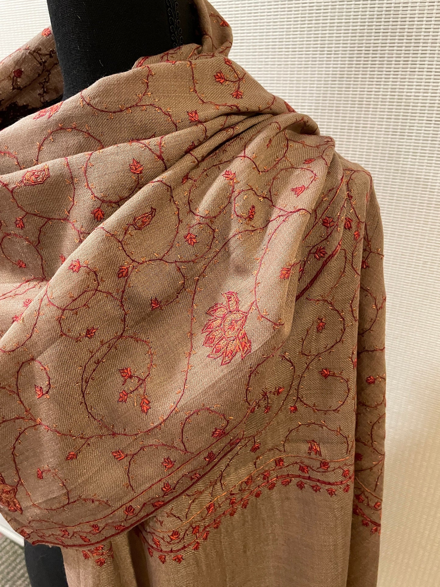 Hand Embroidered Pashmina Shawl