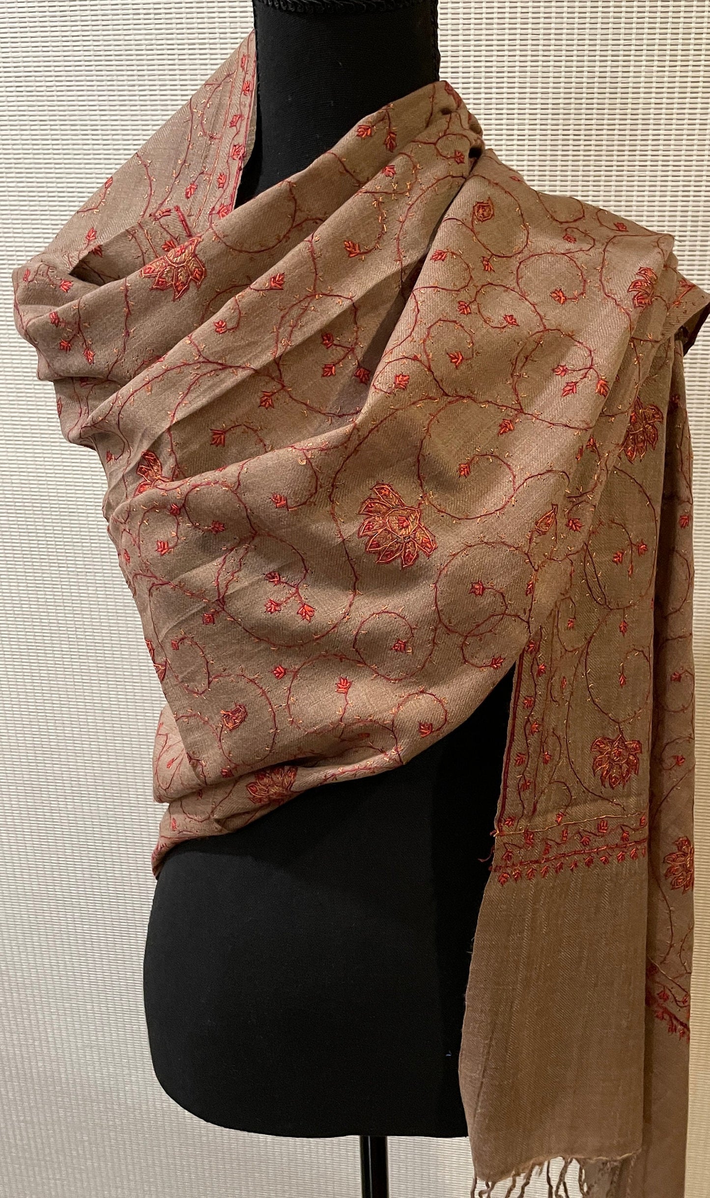 Hand Embroidered Pashmina Shawl
